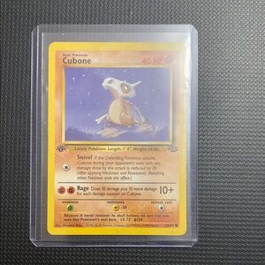 Cubone Pokémon Card edition 1
